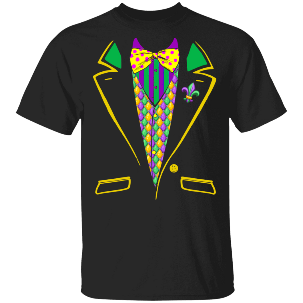 Mardi Gras Tuxedo Costume Funny Carnival Parade