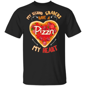 Valentines Day Teacher Second Grade Pizza My Heart