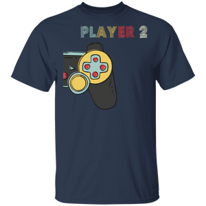 Matching Gamer Couple Vintage Player 2 Video Games
