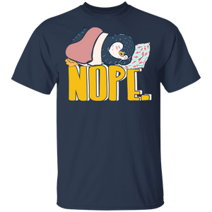 Nope Not Today Lazy Penguin Lover Gift