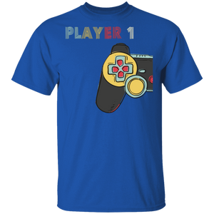 Matching Gamer Couple Vintage Player 1 Video Games