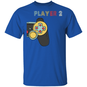 Matching Gamer Couple Vintage Player 2 Video Games